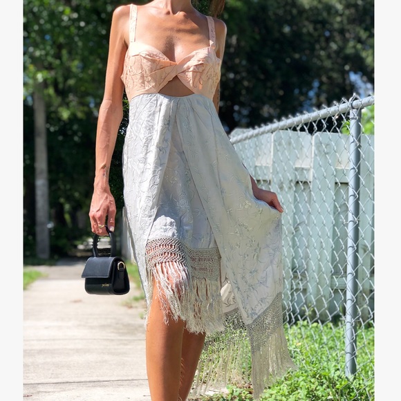 Free People LOVE ME NOT embroidered midi dress - Picture 10 of 14